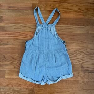 Show Me your Mumu Beachside Overalls Women Medium Blue Cuffed Casual Cottagecore